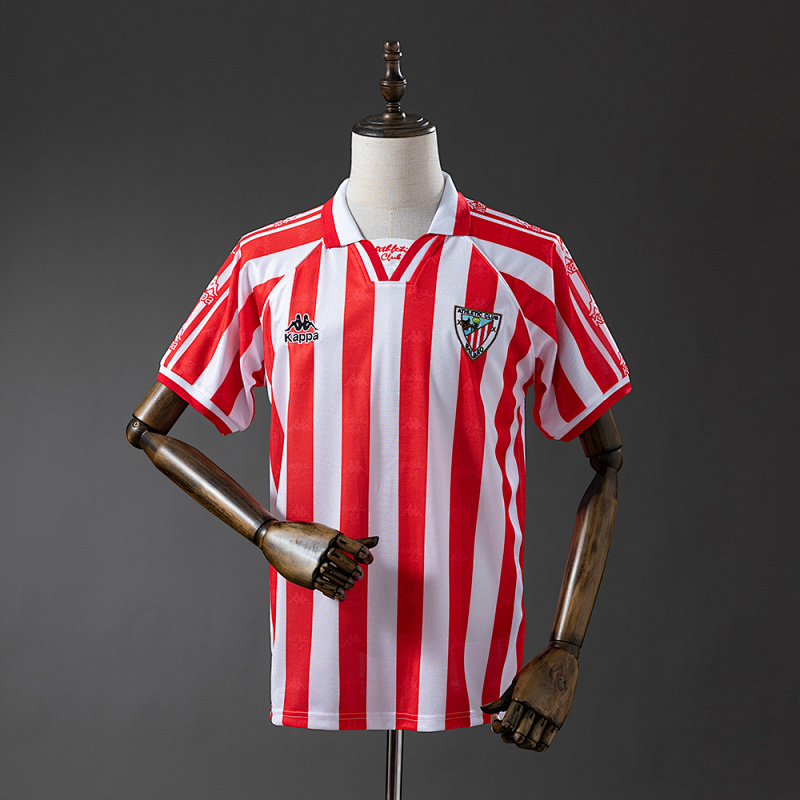 Camiseta retro del Athletic de Bilbao 95-97 100 aniversario, tallas S-XXL